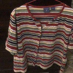 Striped short sleeve shirt